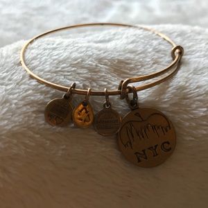 Alex and Ani “Big Apple” Charm Bangle